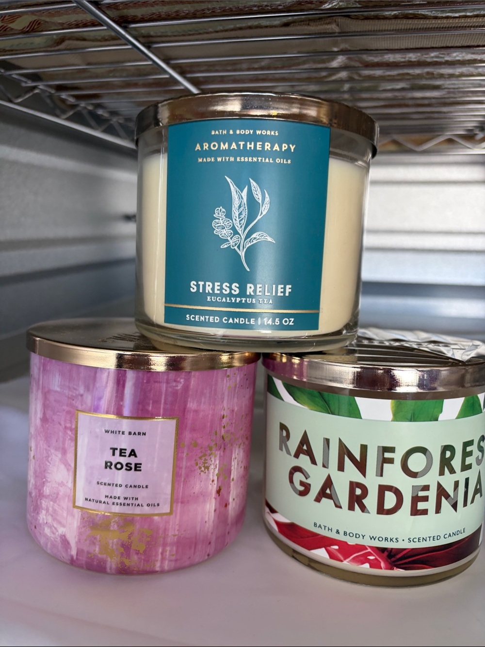 NEW Bath and Body Works 3 Wick Candles - Pick your Lids